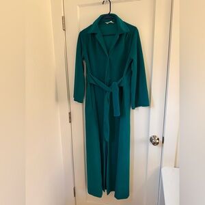 Retro green house robe